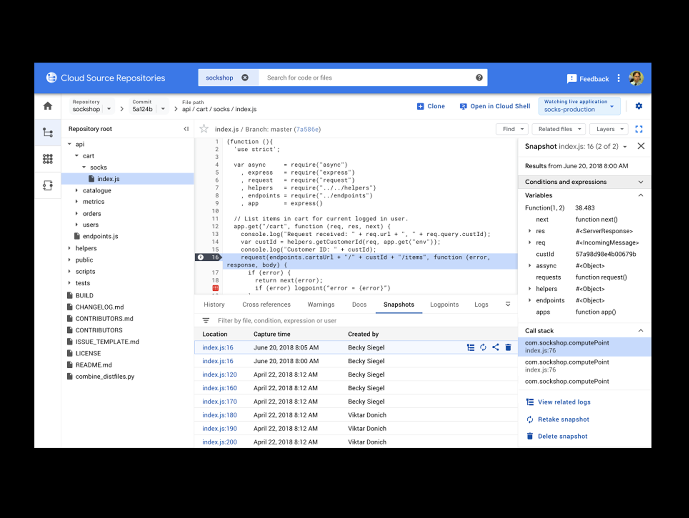CUJ 04 Non-Intrusive Cloud Debugging Snapshots Mockup